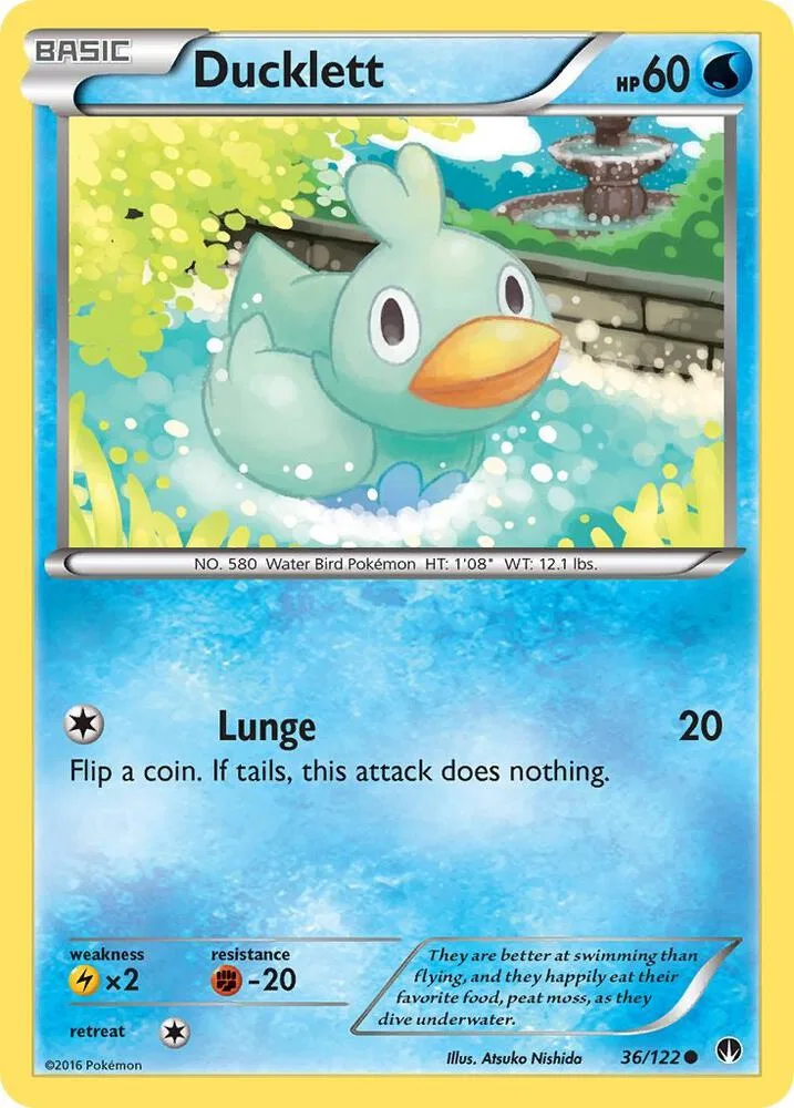 Ducklett card front