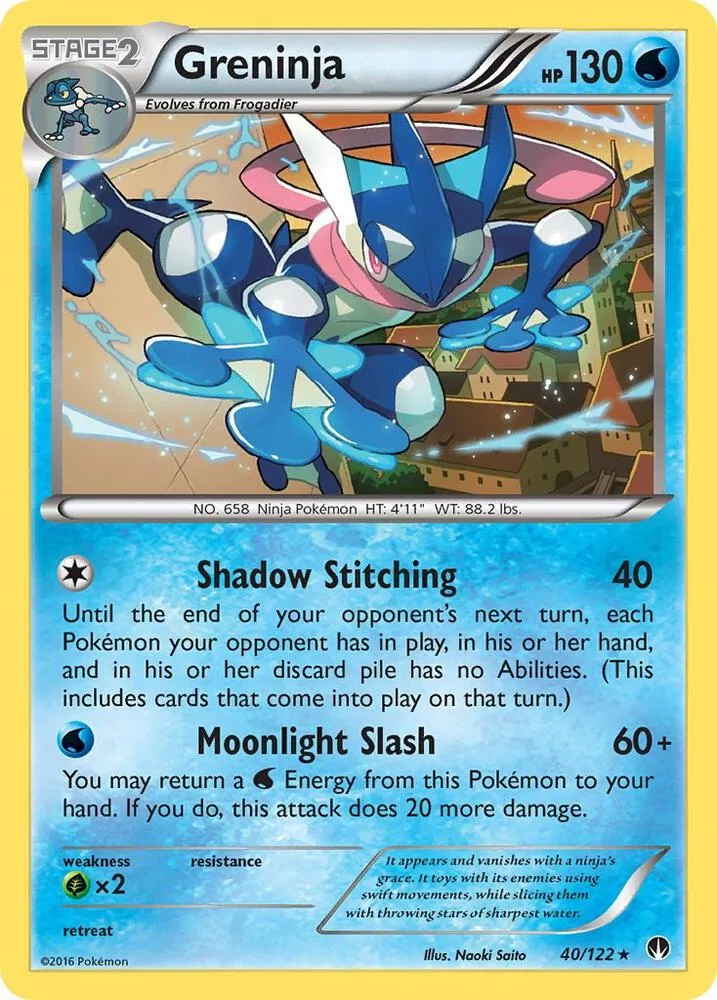 Greninja card front