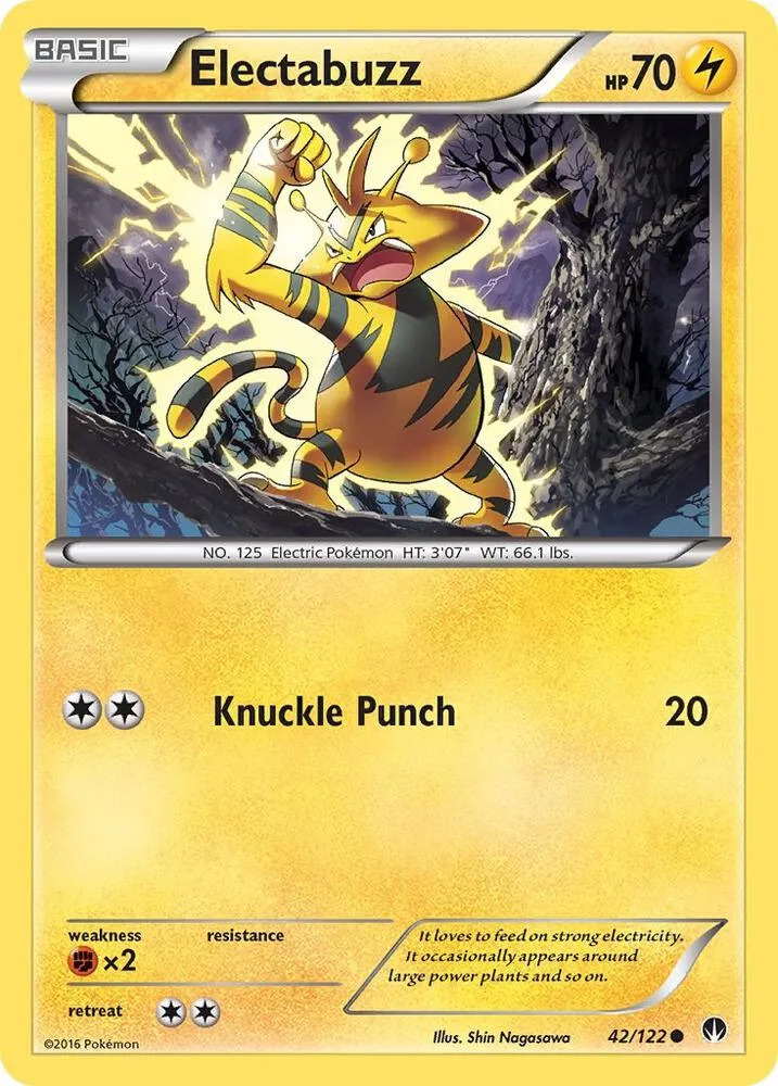 Electabuzz card front