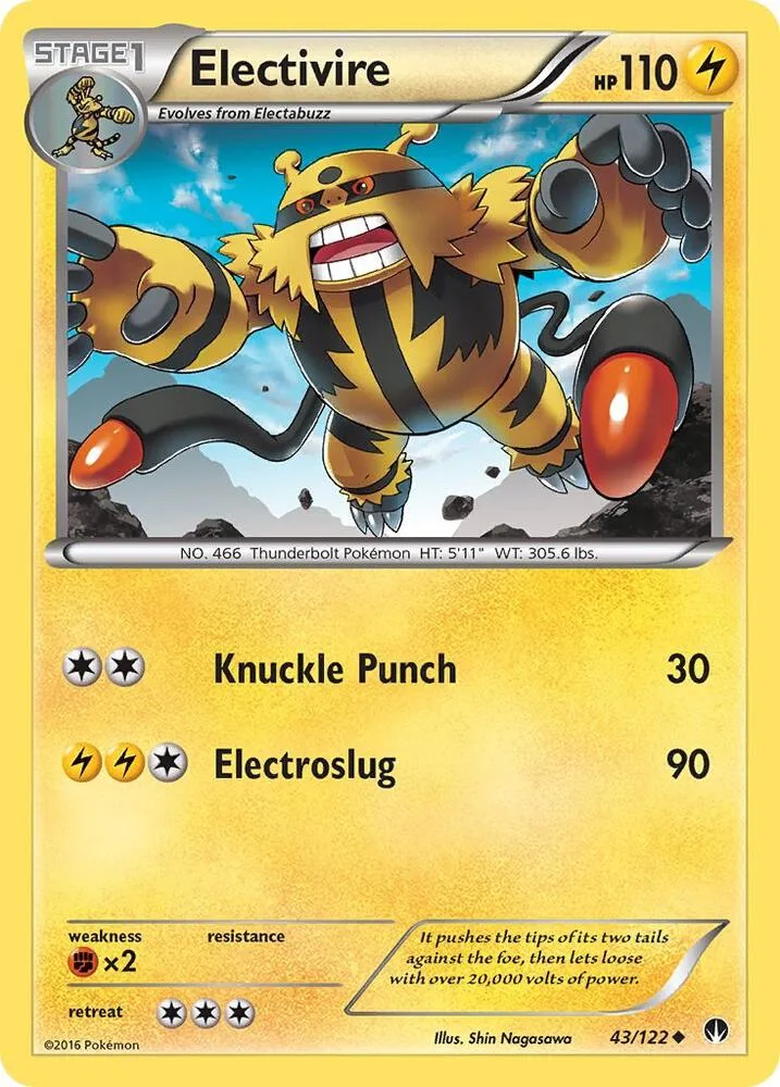 Electivire card front
