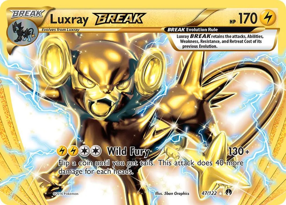 Luxray BREAK card front