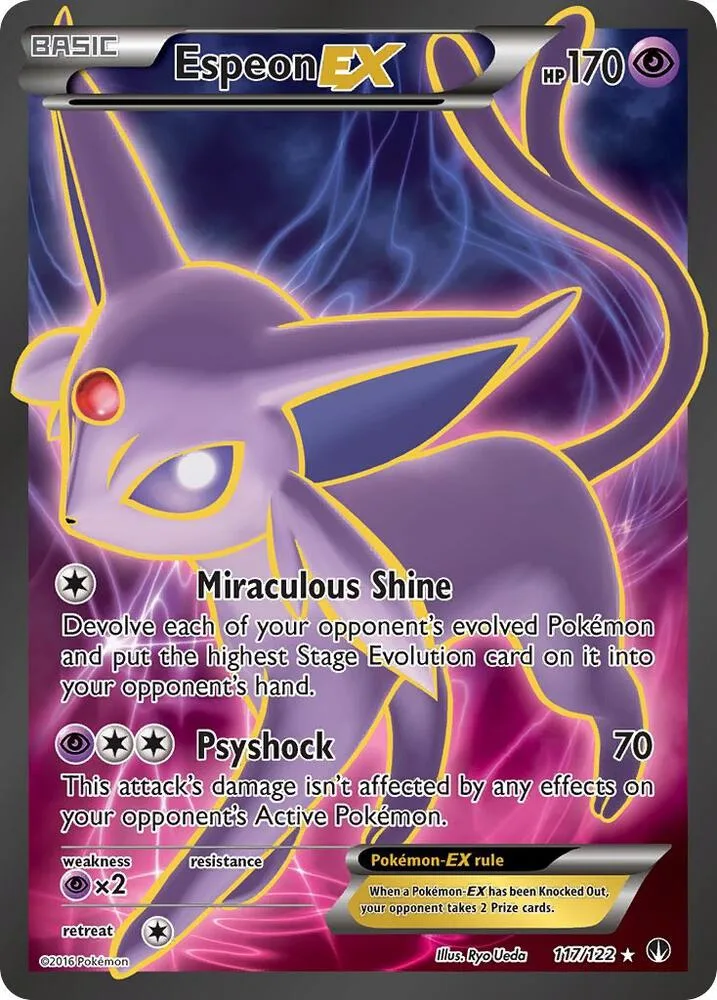 Espeon EX (Full Art) Holofoil card