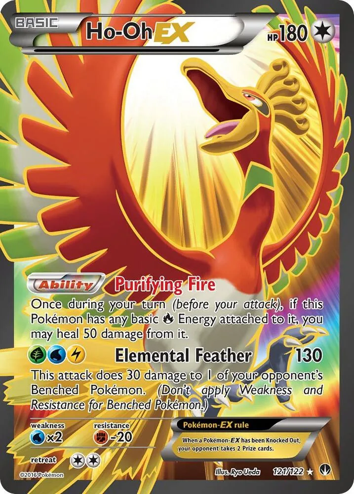 Ho-Oh EX (Full Art) Holofoil card