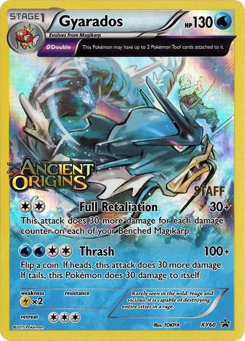 Gyarados (Prerelease) [Staff] Holofoil card