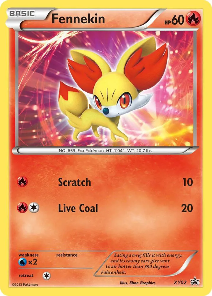 Fennekin card front