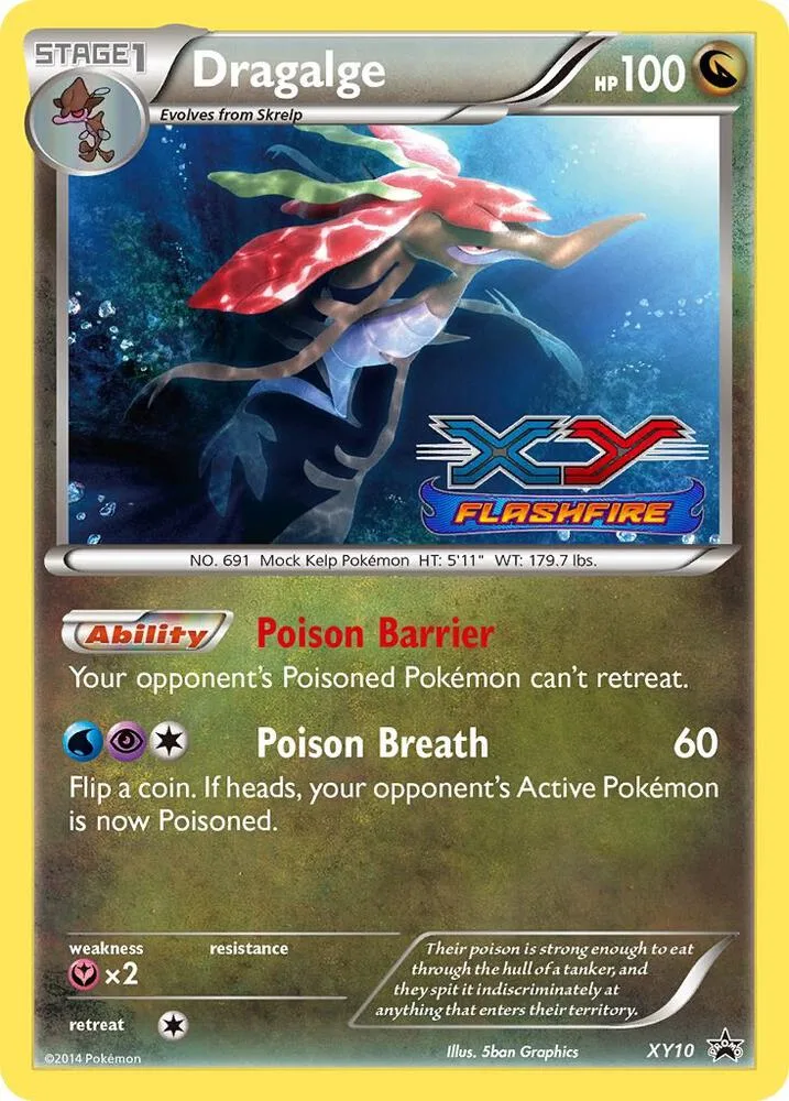 Dragalge (Prerelease) card front