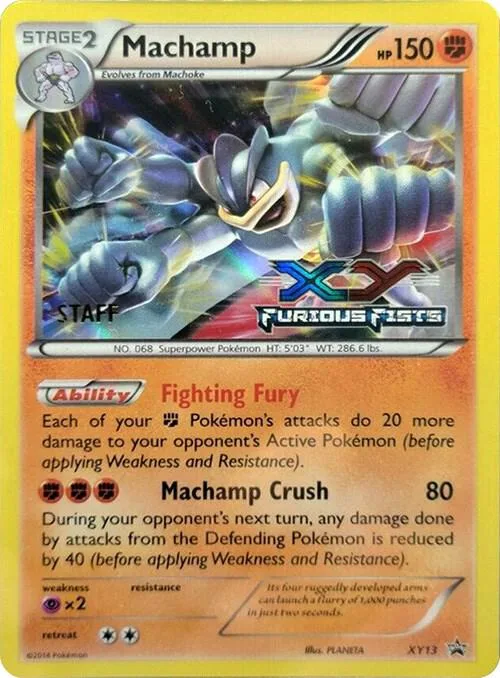 Machamp (Prerelease) [Staff] card front