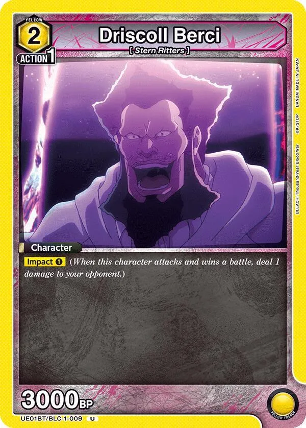 Driscoll Berci card front