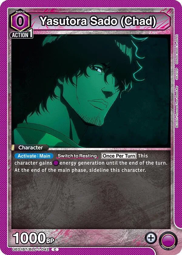 Yasutora Sado (Chad) card front