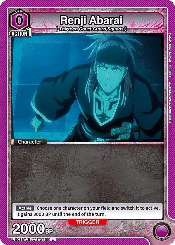 Renji Abarai (045) card front