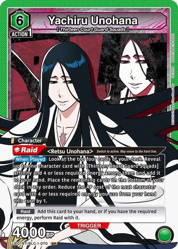 Yachiru Unohana (070) card front
