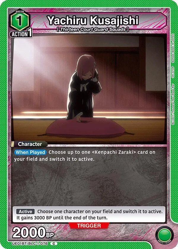 Yachiru Kusajishi card front
