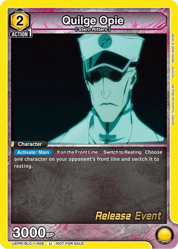 Quilge Opie (005) card front