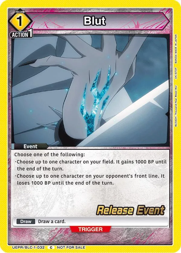 Blut card front