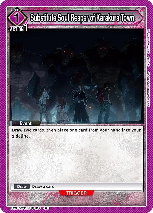 Substitute Soul Reaper of Karakura Town card front