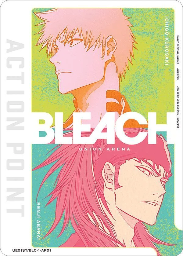 Action Point Card (AP01) (Ichigo Kurosaki/Renji Abarai) card front