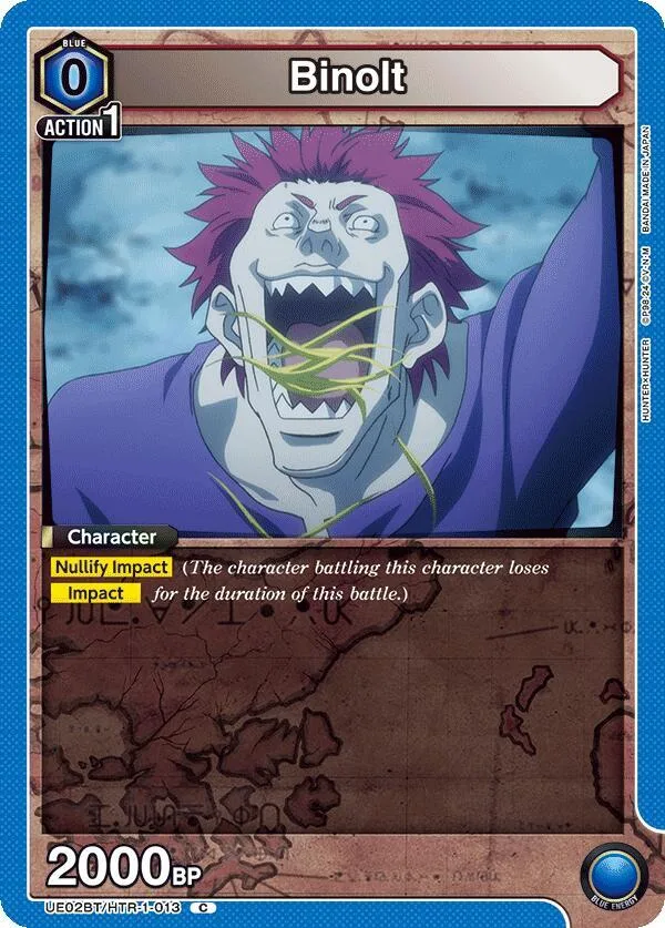Binolt card front