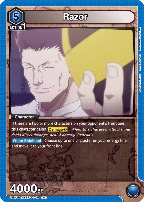 Razor (015) card front