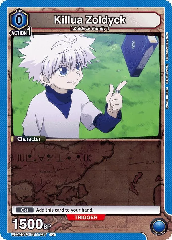 Killua Zoldyck (017) card front