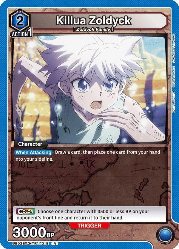 Killua Zoldyck (018) card front