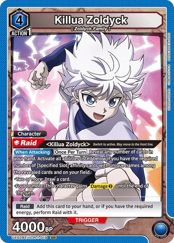 Killua Zoldyck (019) card front