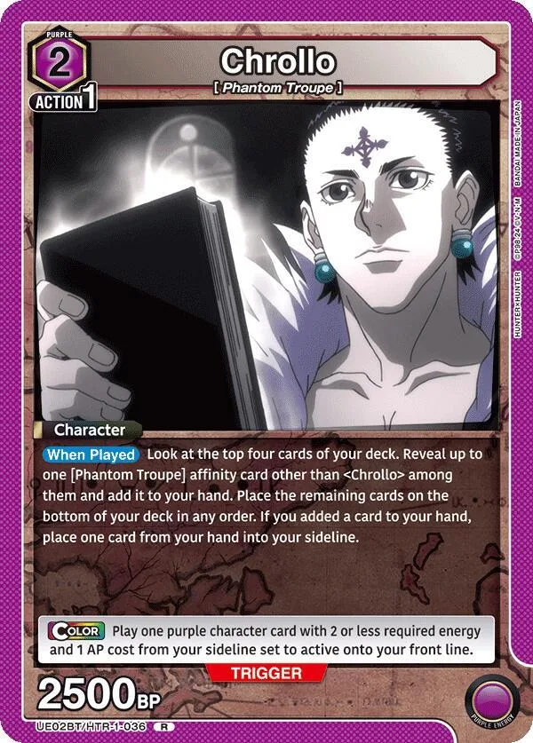 Chrollo (036) card front