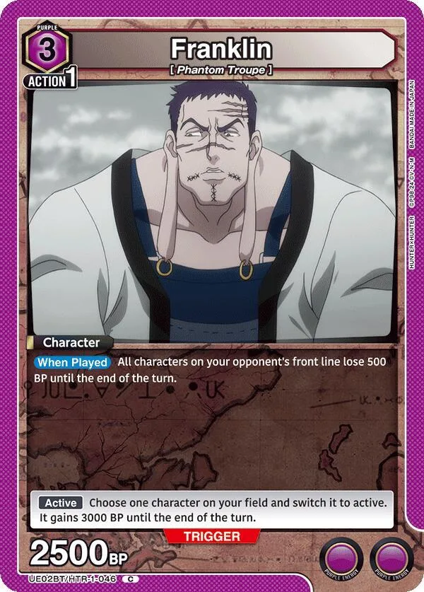 Franklin card front
