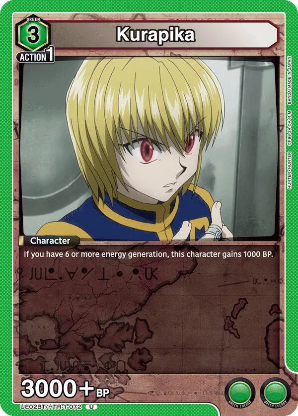 Kurapika (072) card front