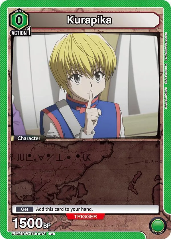 Kurapika (071) (Box Topper Foil) card front