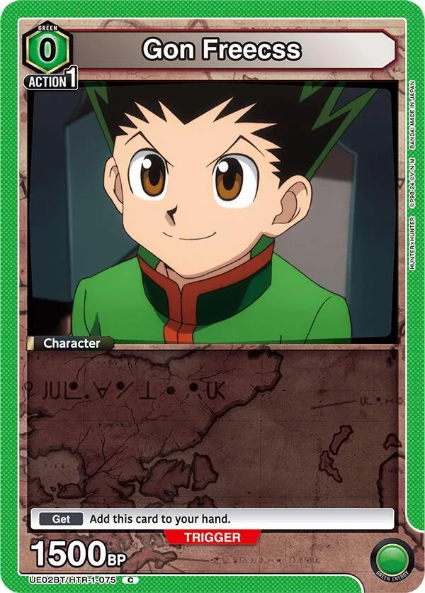 Gon Freecss (075) (Box Topper Foil) card front