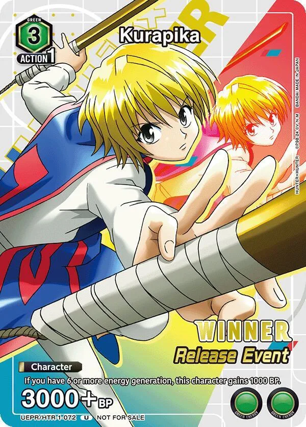 Kurapika (Release Event Winner) card front