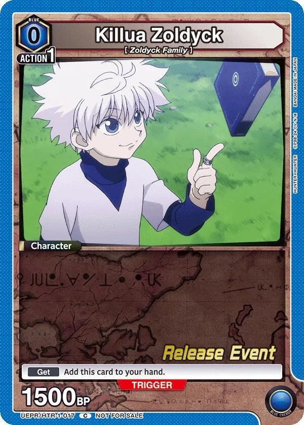 Killua Zoldyck (017) card front