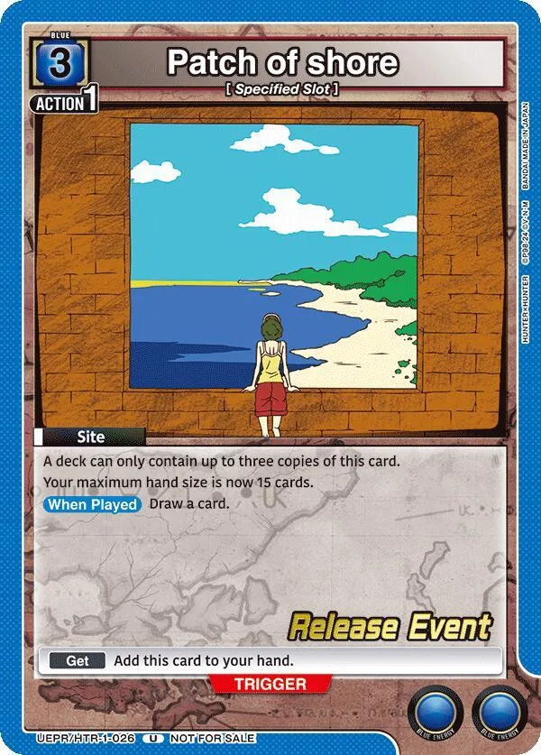 Patch of shore card front