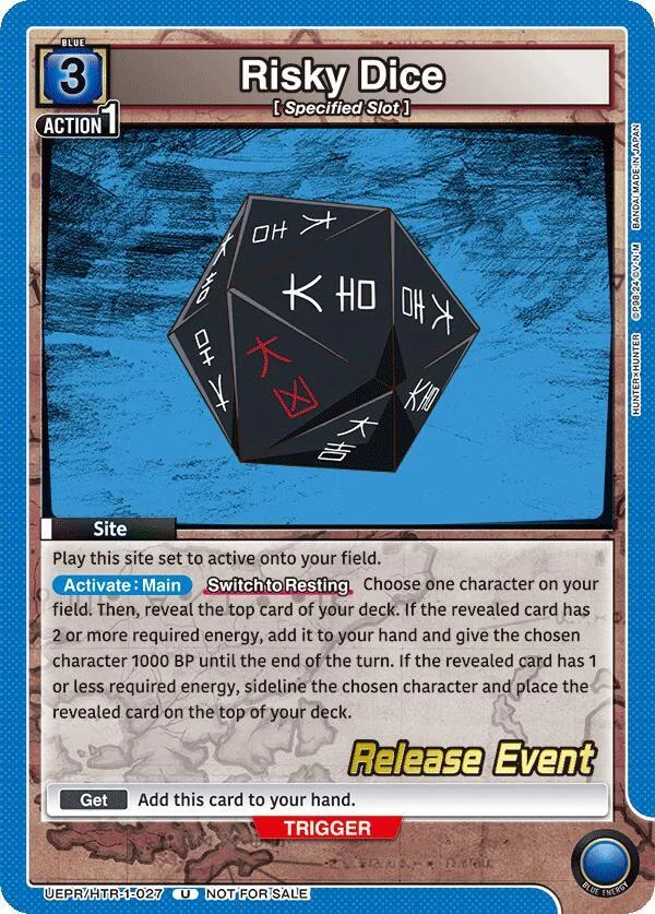 Risky Dice (027) card front
