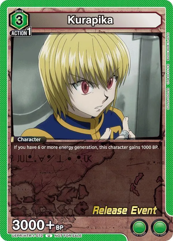 Kurapika (072) card front