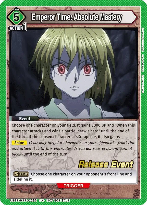 Emperor Time: Absolute Mastery card front