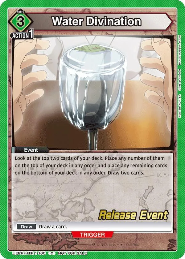 Water Divination card front