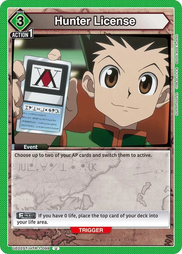 Hunter License card front