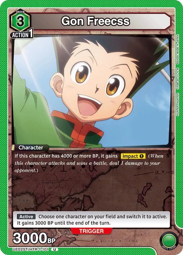 Gon Freecss (101) card front