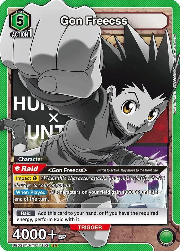 Gon Freecss (102) card front