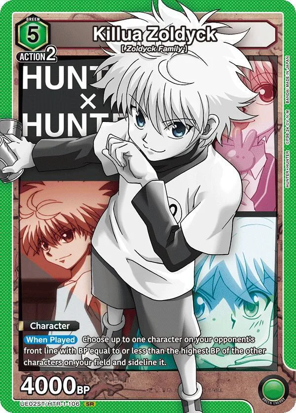 Killua Zoldyck (106) card front