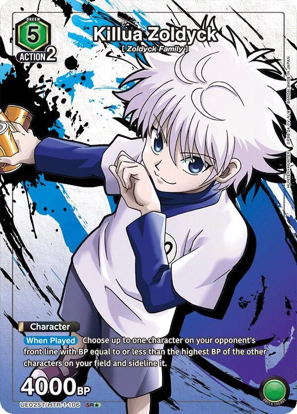 Killua Zoldyck (106) (SR*) card front