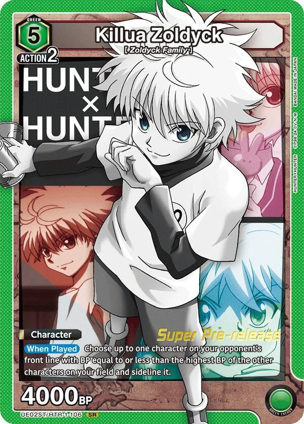 Killua Zoldyck (106) card front