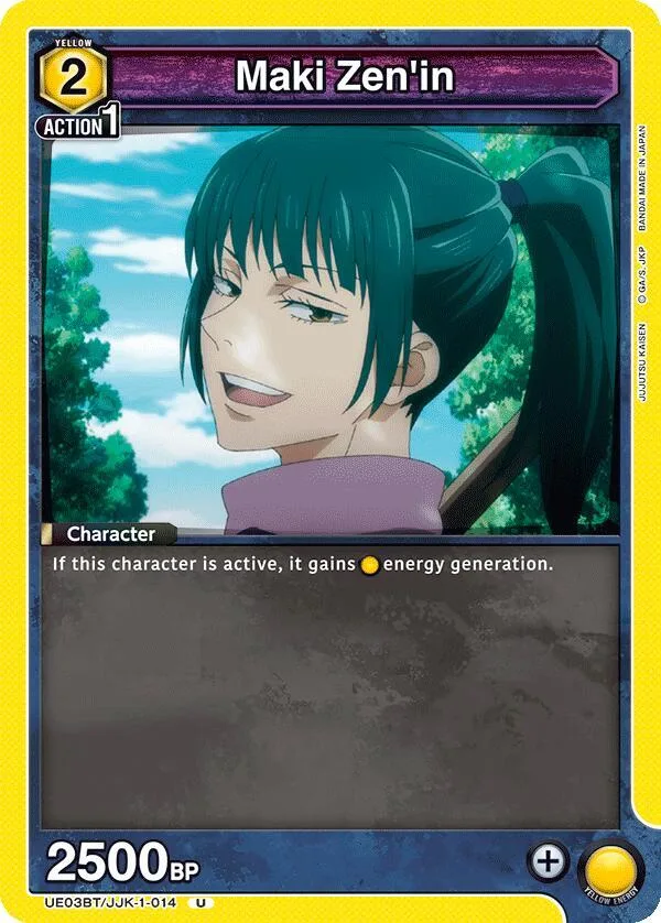 Maki Zen'in (014) card front