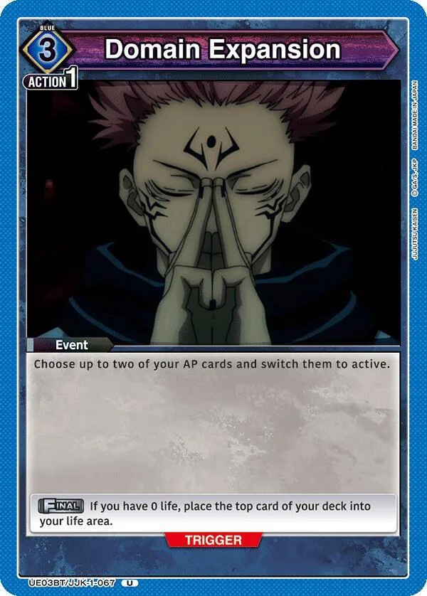 Domain Expansion (067) card front