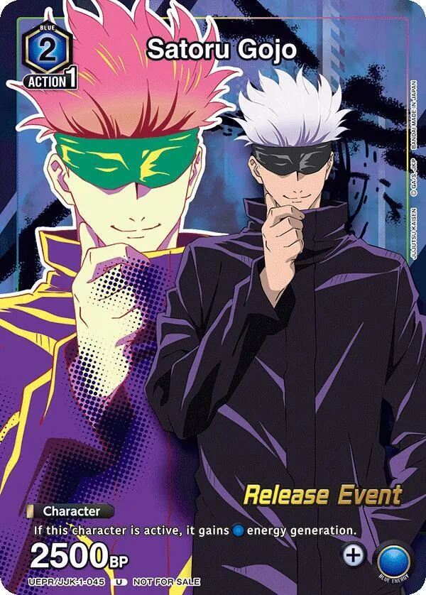 Satoru Gojo (Release Event Participation) card front