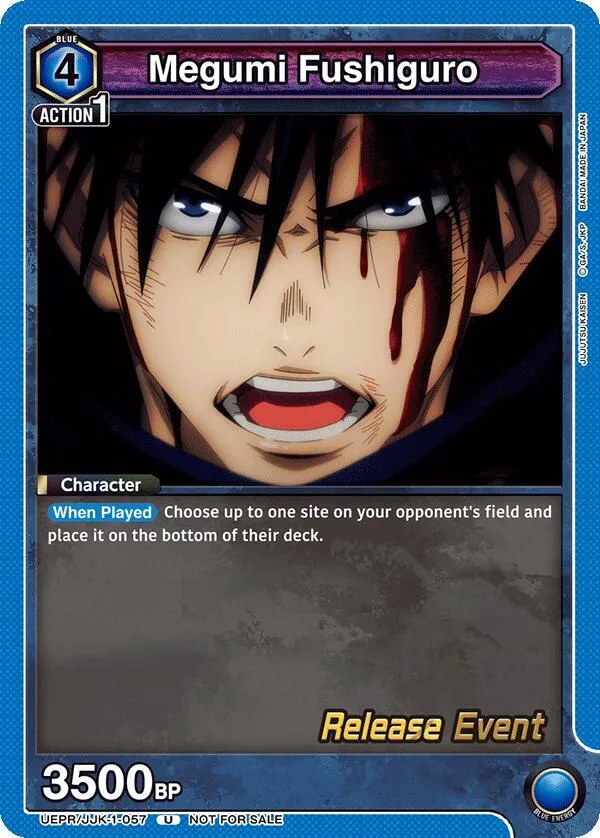 Megumi Fushiguro (057) card front