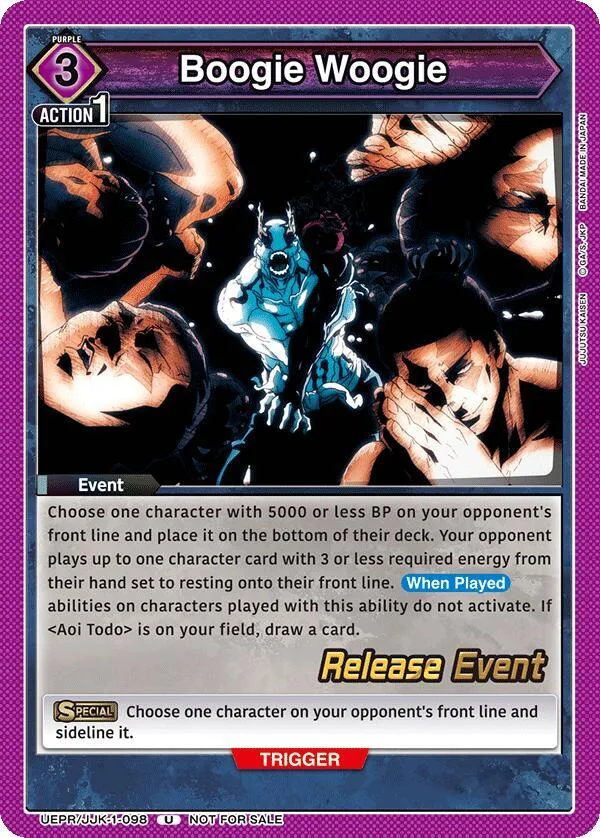 Boogie Woogie card front