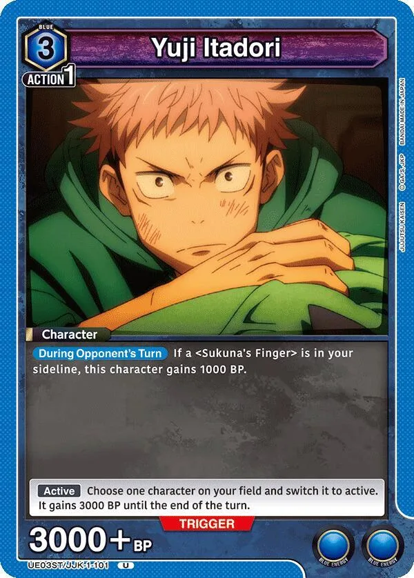 Yuji Itadori (101) card front