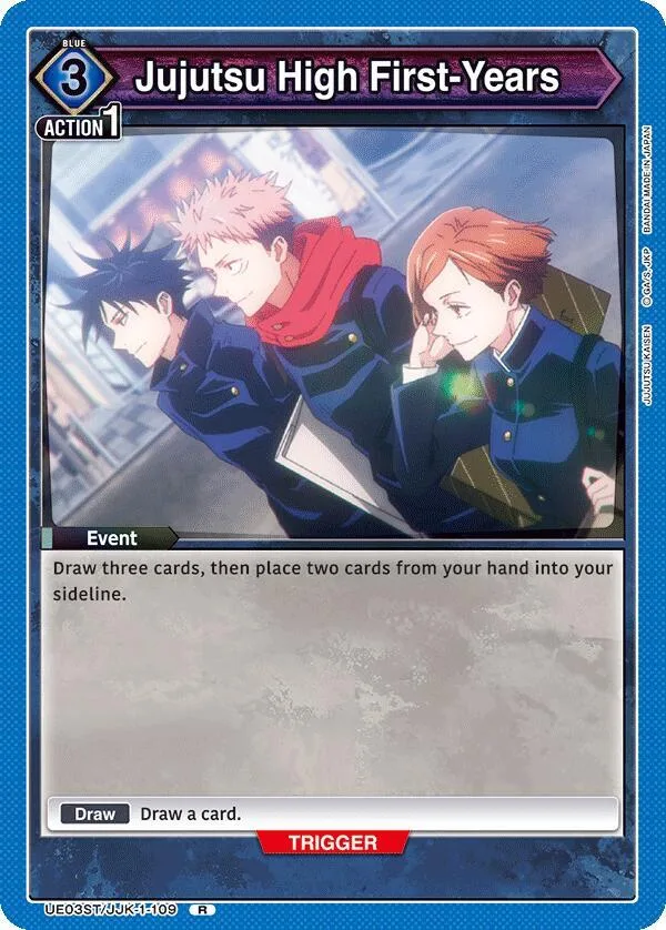 Jujutsu High First-Years card front
